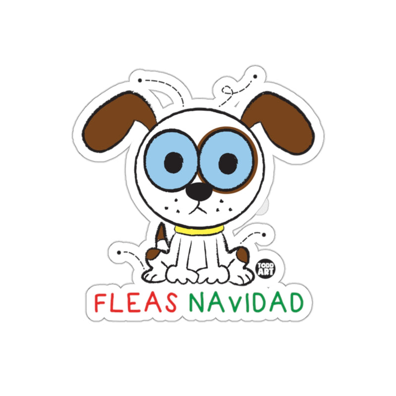 Load image into Gallery viewer, Fleas Navidad Cute Festive Dog Sticker
