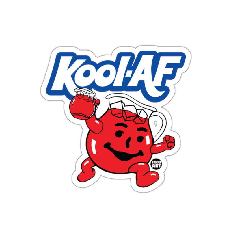 Load image into Gallery viewer, Kool AF Pitcher Man With Todd Art Logo Funny sticker
