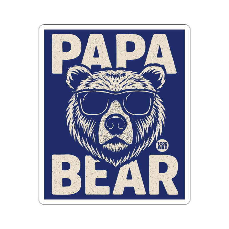 Load image into Gallery viewer, Cool Papa Bear with Sunglasses Graphic Poster Print
