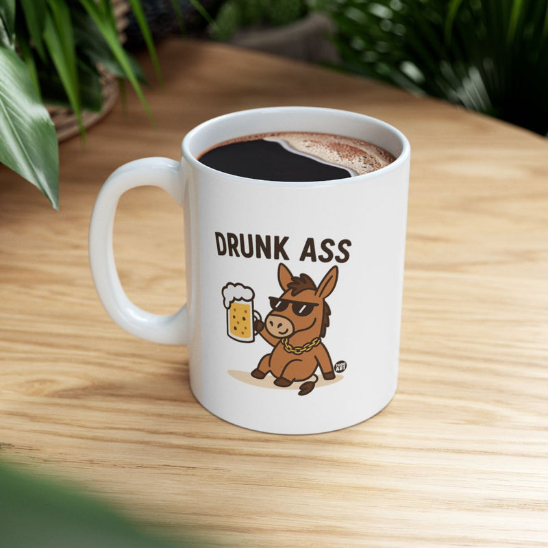 Load image into Gallery viewer, Funny Drunk Ass Cartoon Coffee Mug for Beverage Lovers

