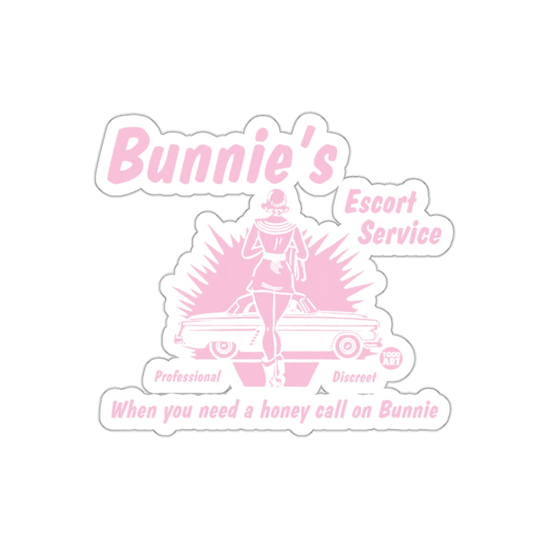 Load image into Gallery viewer, Bunnies Escort Service Professional Discreet Graphic sticker
