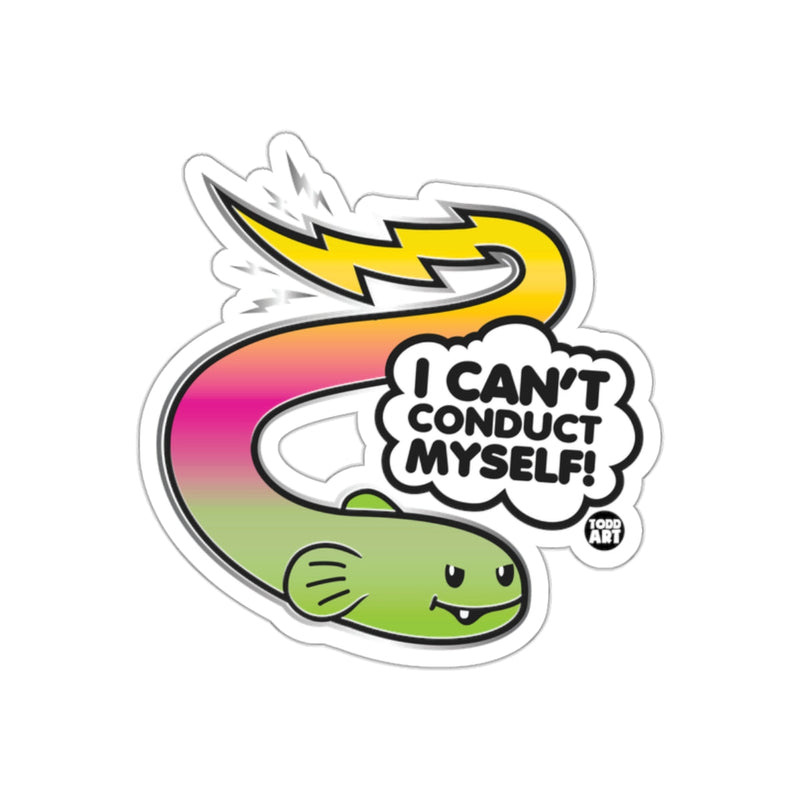 Load image into Gallery viewer, I Can't Conduct Myself Electric Fish Sticker Decor
