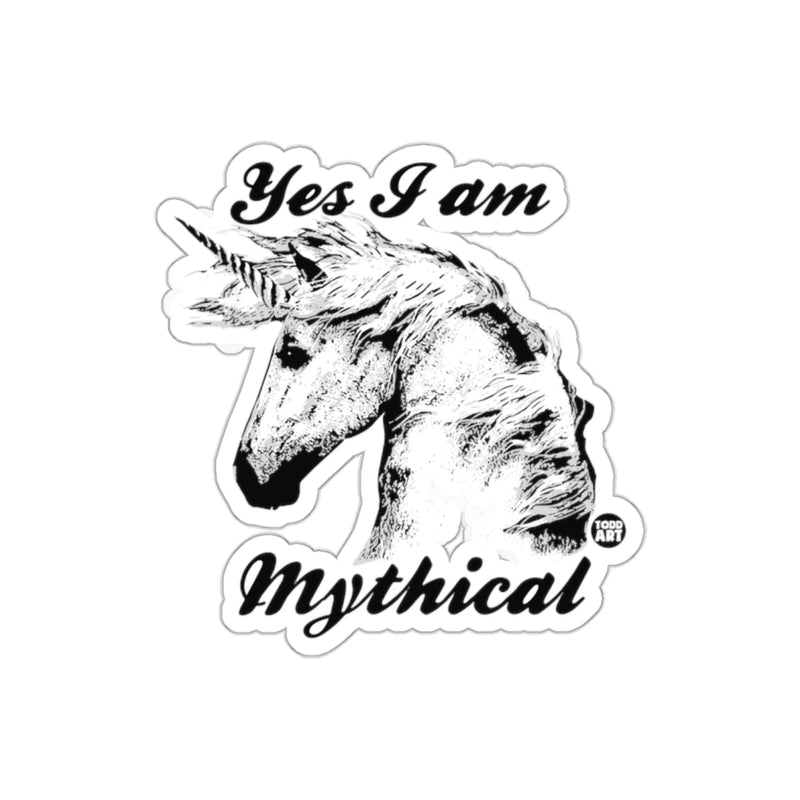 Load image into Gallery viewer, Yes I am Mythical Unicorn Art Sticker for Home Decor
