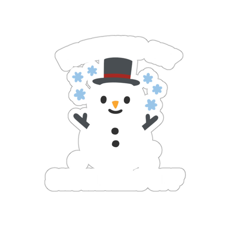 Load image into Gallery viewer, Happy Snowman With Top Hat Sticker
