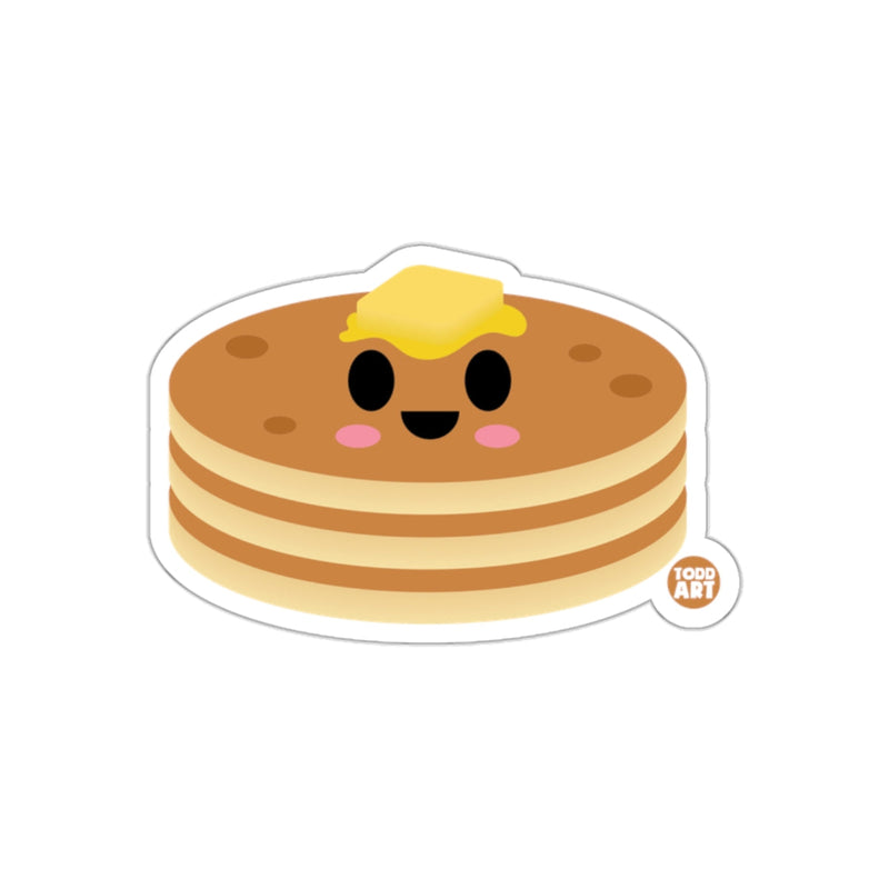 Load image into Gallery viewer, Cute Smiling Pancake with Butter Artwork Sticker
