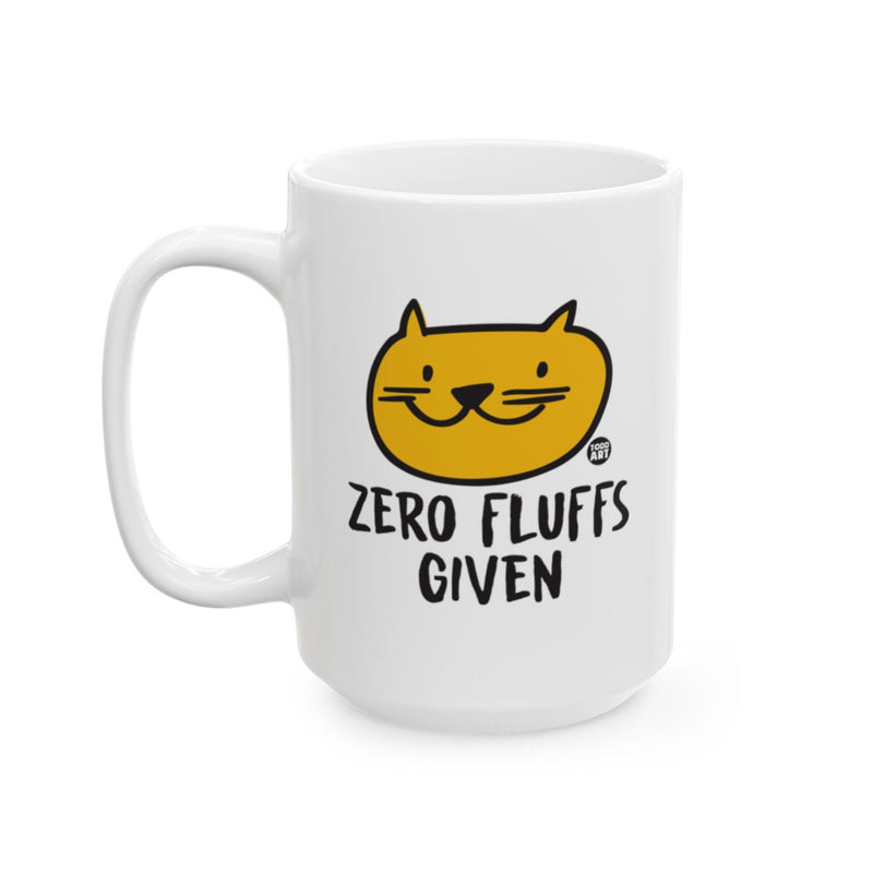 Load image into Gallery viewer, Zero Fluffs Given Cat Coffee Mug Fun Design
