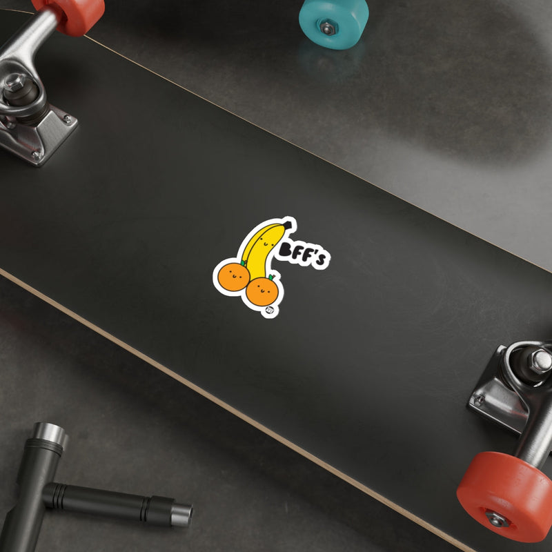 Load image into Gallery viewer, BFF's Cute Banana and Oranges Sticker for Skateboards
