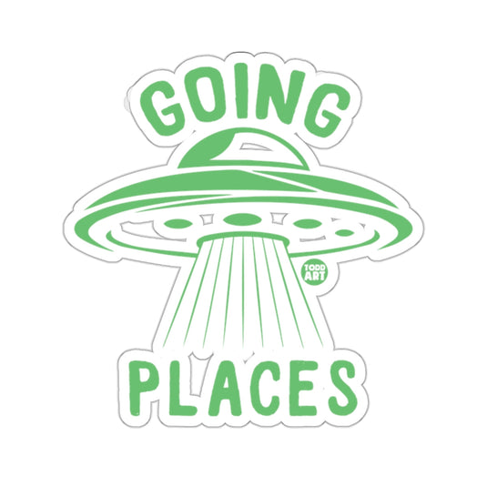 Going Places UFO Graphic Sticker