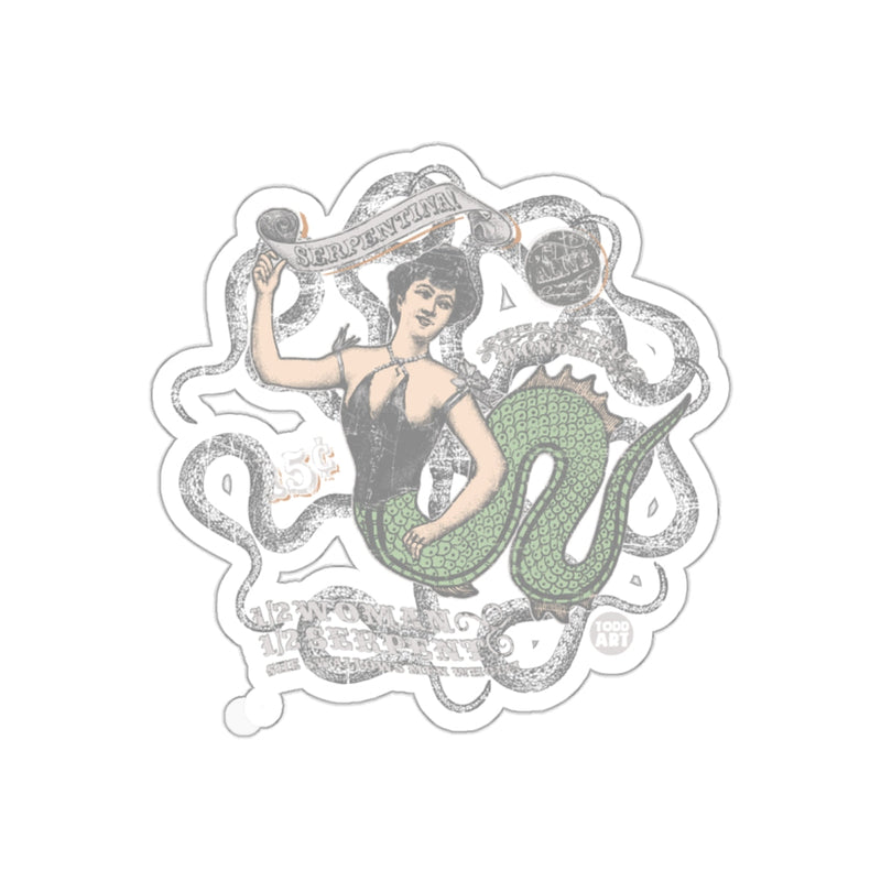 Load image into Gallery viewer, Vintage Serpentina Woman Sticker Retro Artwork Design
