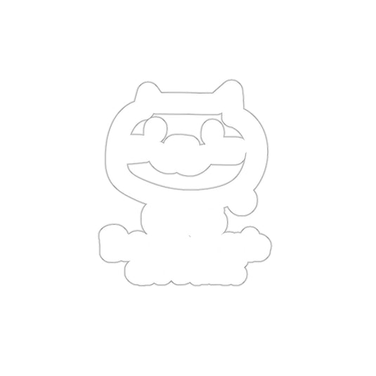 Cats Because People Are Dicks Todd Art Funny sticker