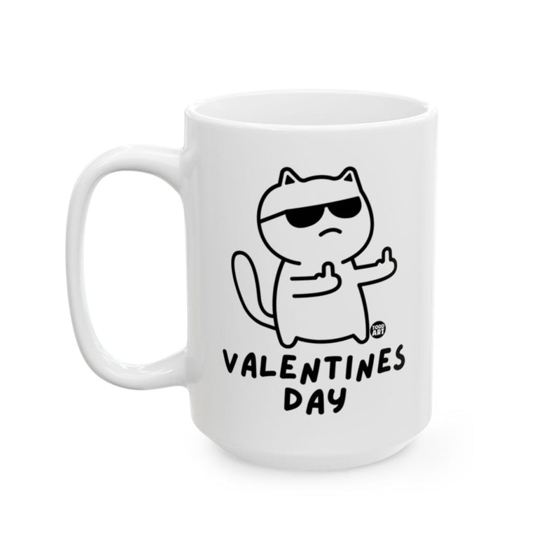 Load image into Gallery viewer, Cool Cat Design Valentines Day Mug for Fun Lovers

