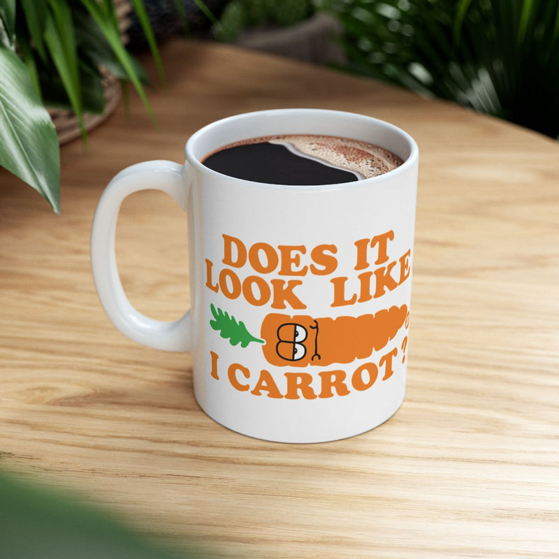 Load image into Gallery viewer, Does It Look Like I Carrot? Coffee Mug
