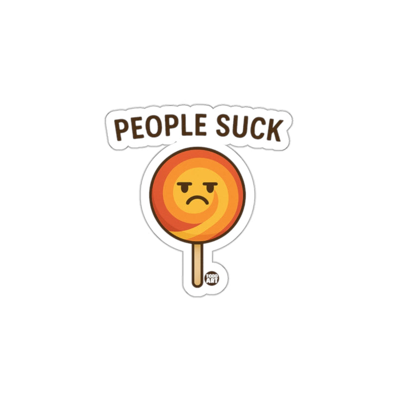 Load image into Gallery viewer, People Suck Sad Smiley Face Sticker Product
