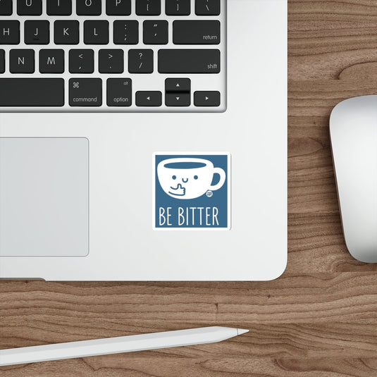 Be Bitter Cute Coffee Cup Graphic Sticker Decal