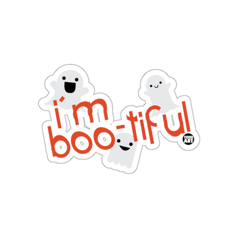 Load image into Gallery viewer, I'm Boo-tiful Cute Fun Ghost Design Sticker
