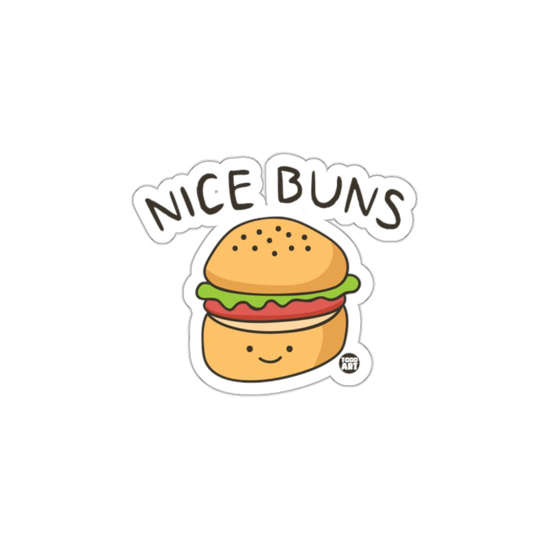 Load image into Gallery viewer, Nice Buns Cute Hamburger Art Sticker
