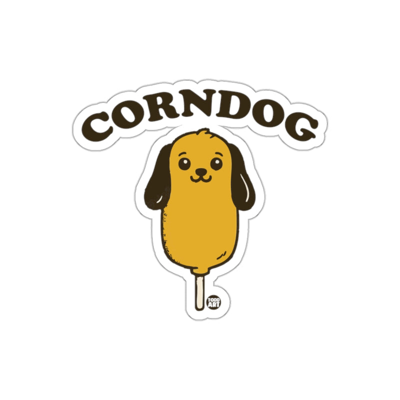 Load image into Gallery viewer, Cute Corndog Puppy Fun Sticker for Laptops and Notebooks
