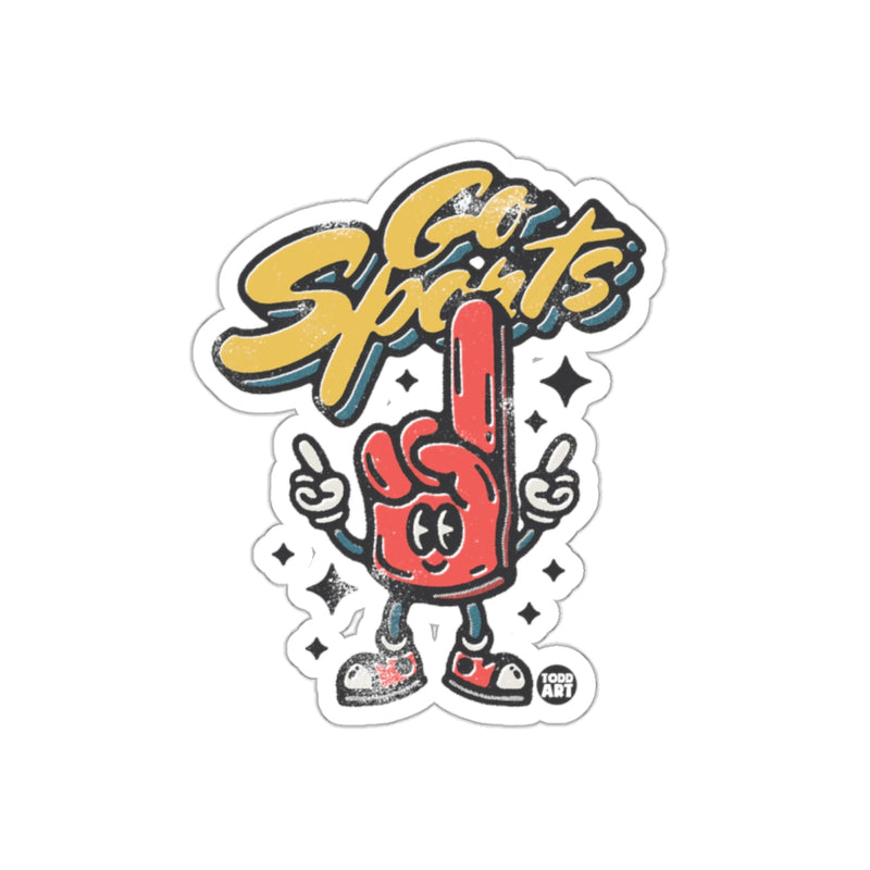 Load image into Gallery viewer, Retro Cartoon Go Sports Hand Design Todd Art sticker
