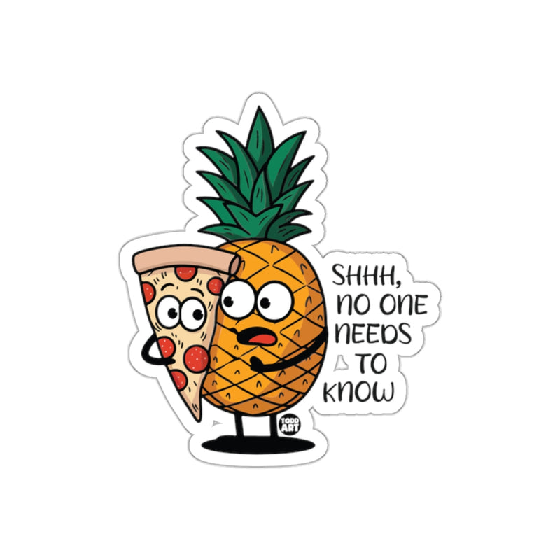 Load image into Gallery viewer, Pineapple Pizza Secret Humor Graphic Novelty sticker
