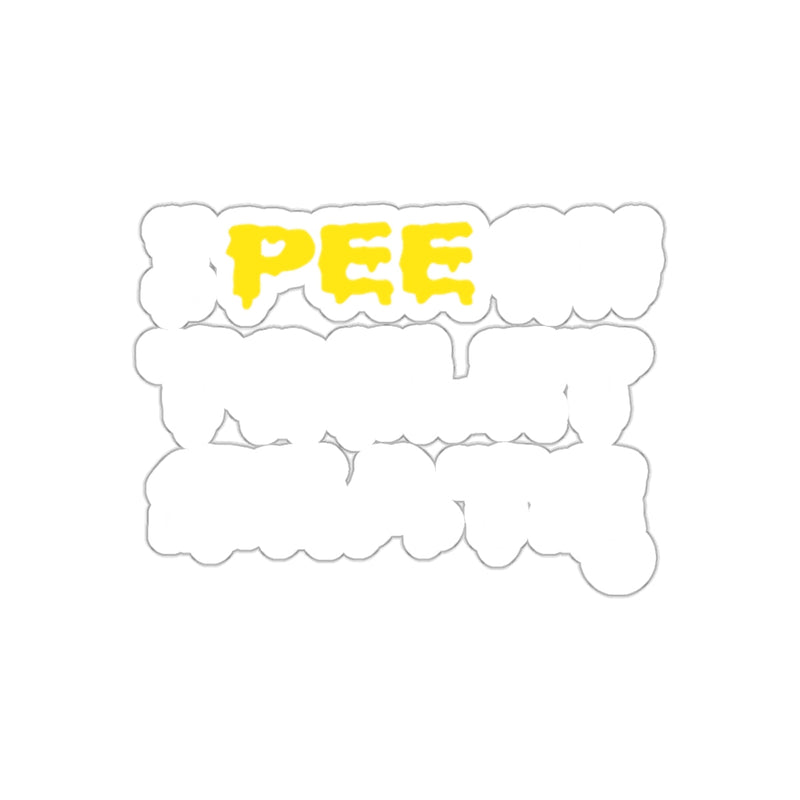 Load image into Gallery viewer, I Pee On Toilet Seats Bold Graphic Lettering Art sticker
