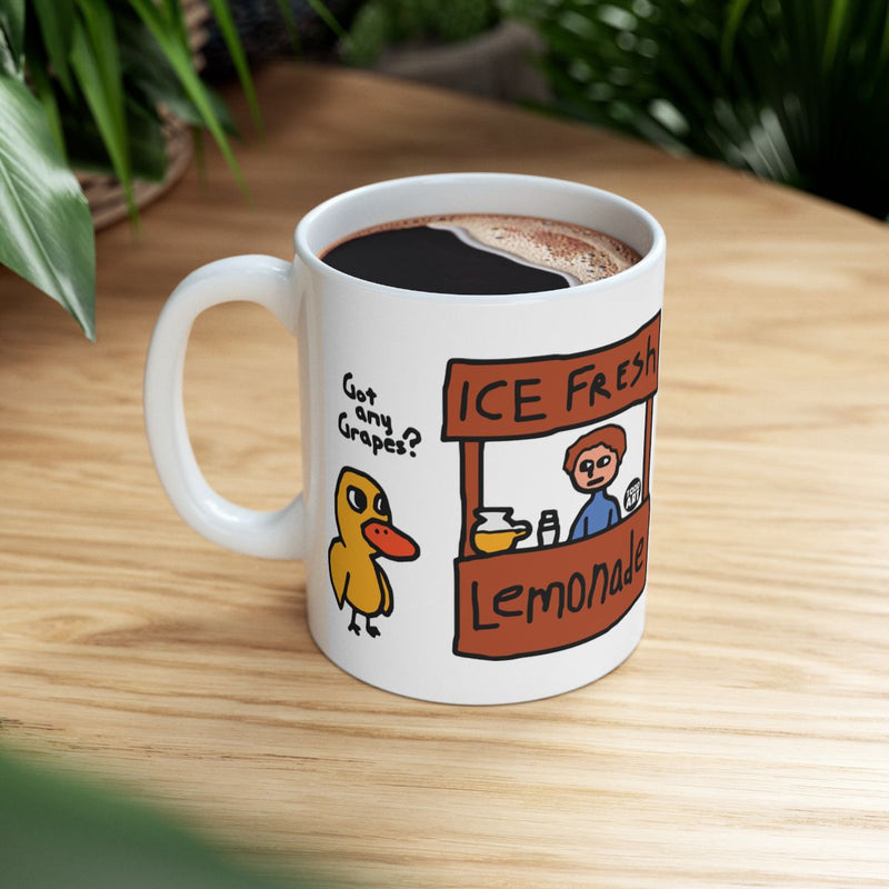 Load image into Gallery viewer, Funny Got Any Grapes Duck Lemonade Stand Mug
