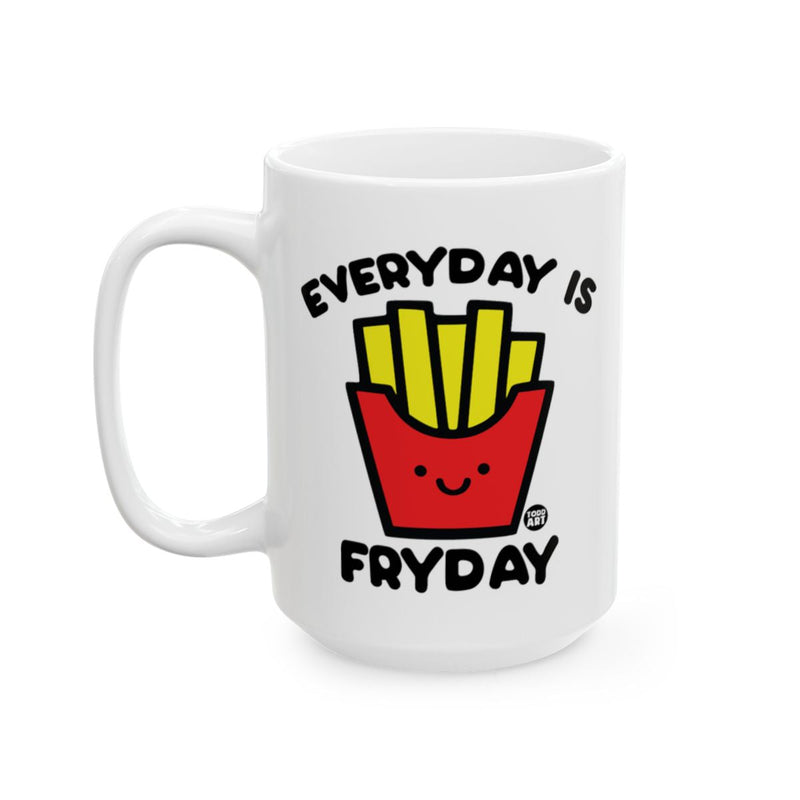 Load image into Gallery viewer, Everyday Is Fryday Cute French Fries Mug
