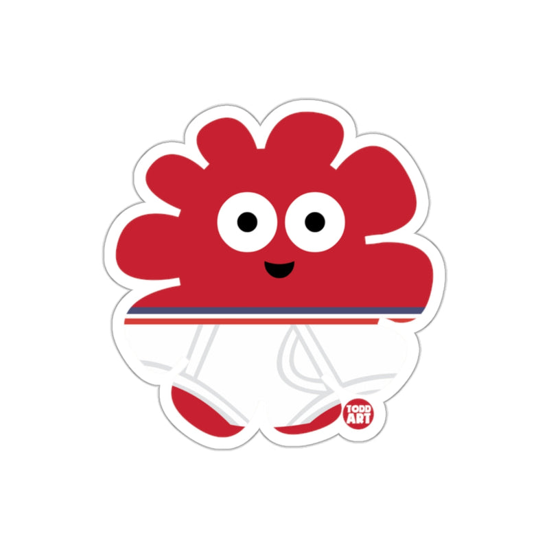Load image into Gallery viewer, Cute Red Cartoon Character Sticker Todd Art Design
