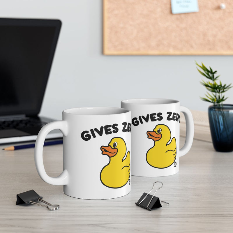 Load image into Gallery viewer, Gives Zero Ducks Mug Perfect for Any Occasion
