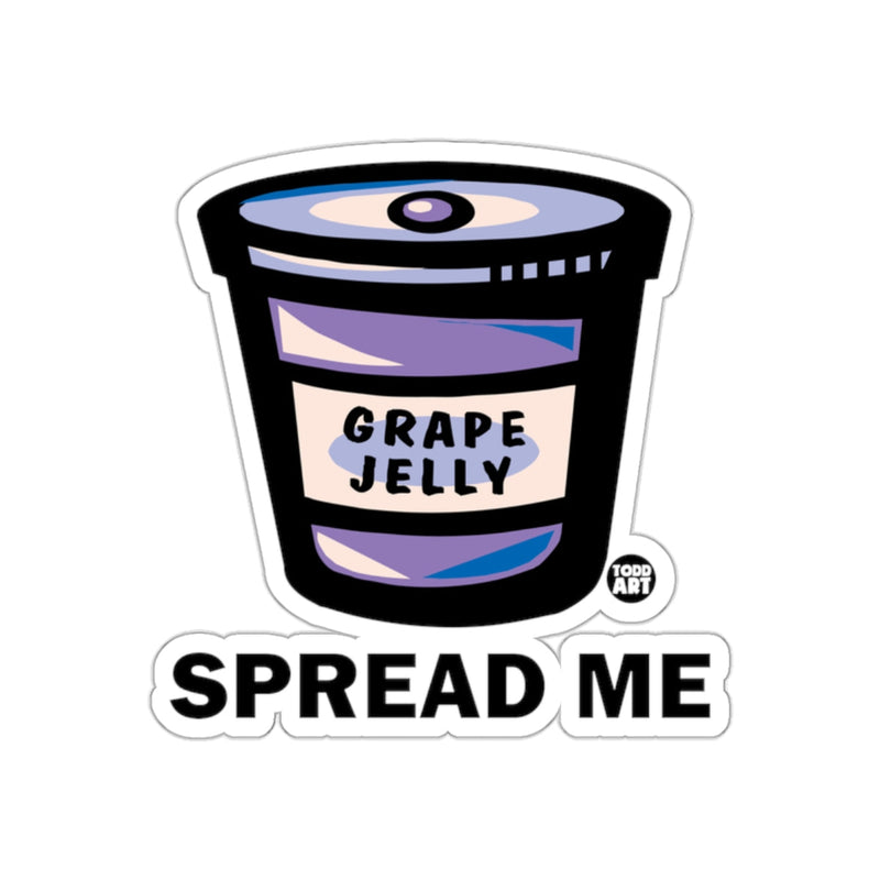 Load image into Gallery viewer, Spread Me Grape Jelly Todd Art Sticker
