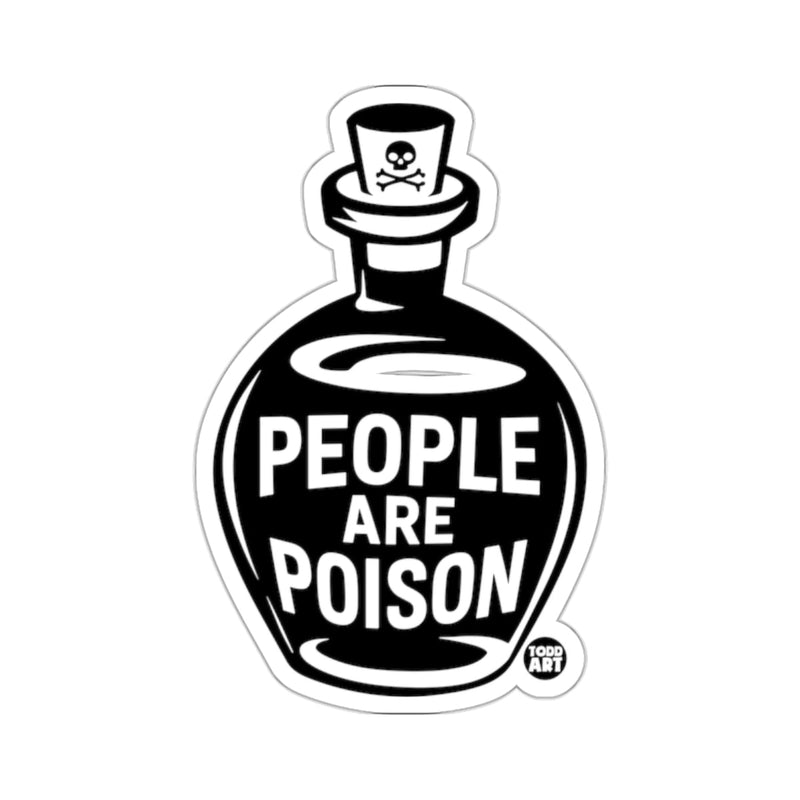 Load image into Gallery viewer, People Are Poison Skull Bottle Design 
