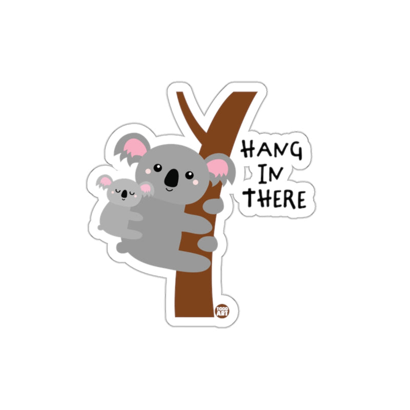 Load image into Gallery viewer, Cute Koala Hang in There Sticker for Laptops or Walls
