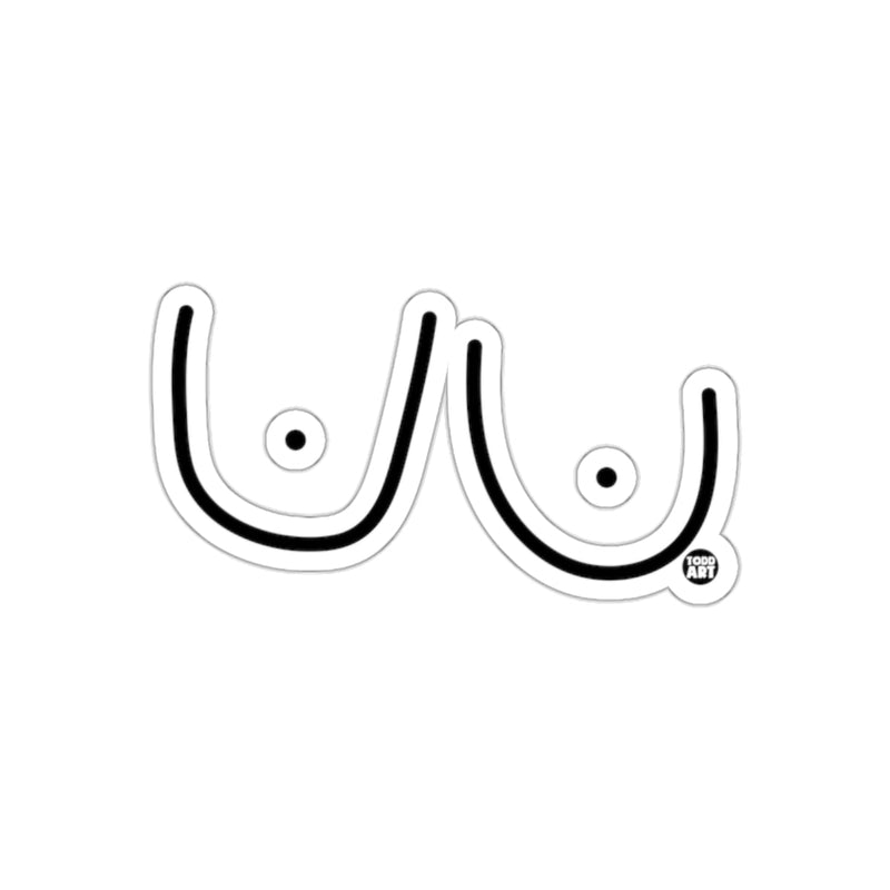 Load image into Gallery viewer, Creative Abstract Black and White Design Sticker
