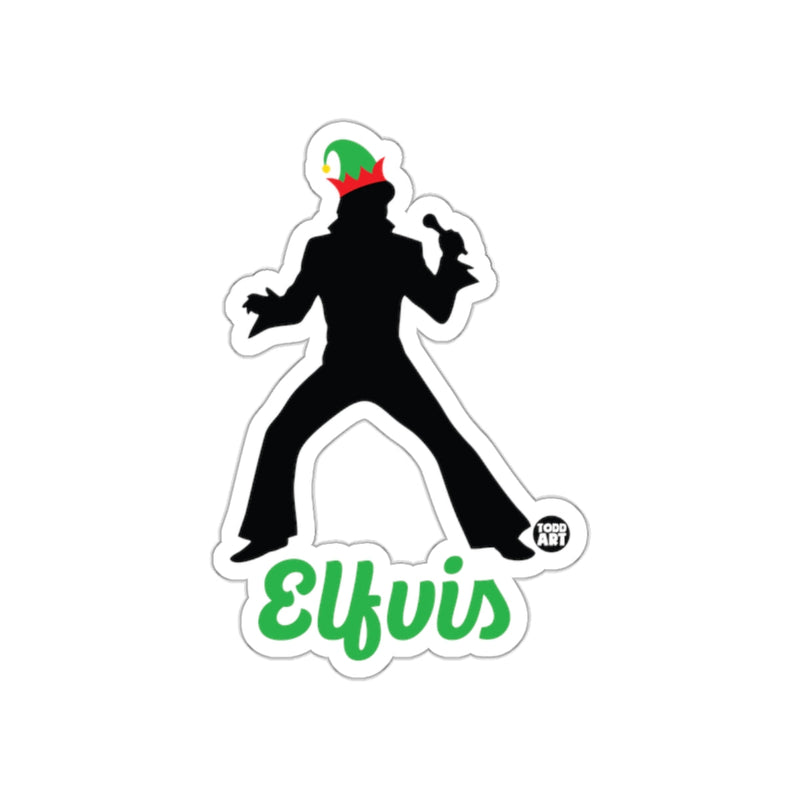 Load image into Gallery viewer, Elfvis Silhouette Fun Sticker Holiday Decoration
