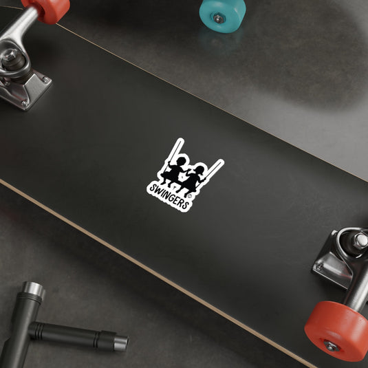 Swingers sticker on Skateboard Design Sticker