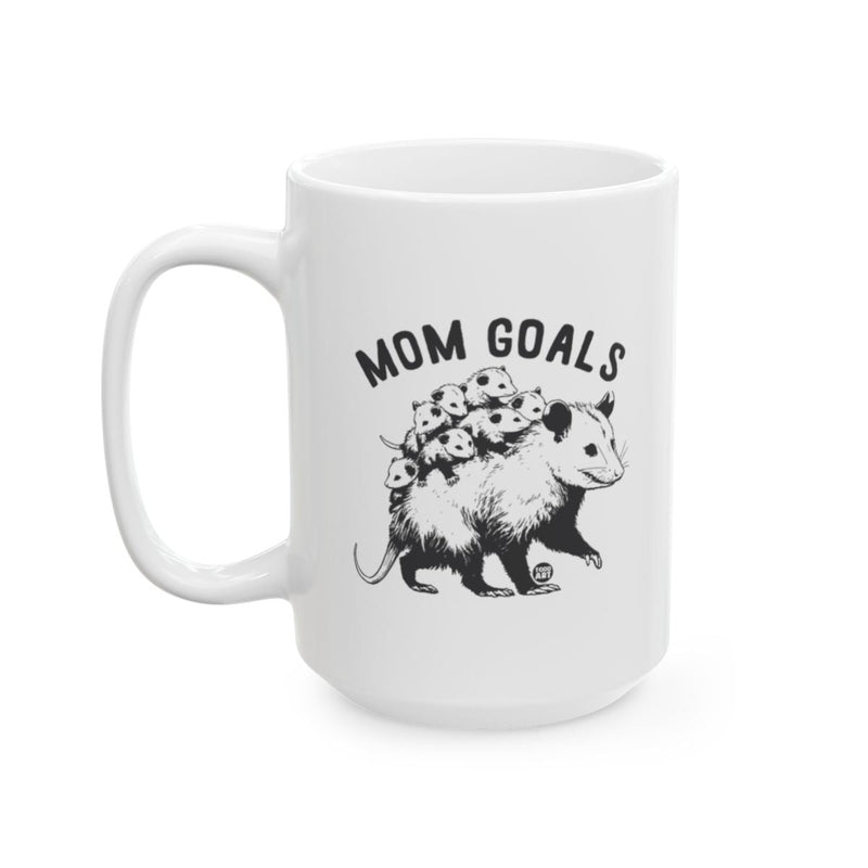 Load image into Gallery viewer, Cute Opossum Mom Goals Family Mug Design
