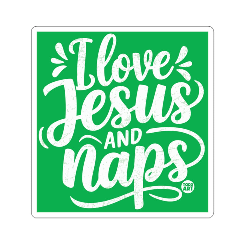 Load image into Gallery viewer, I love Jesus AND naps Christian humor 
