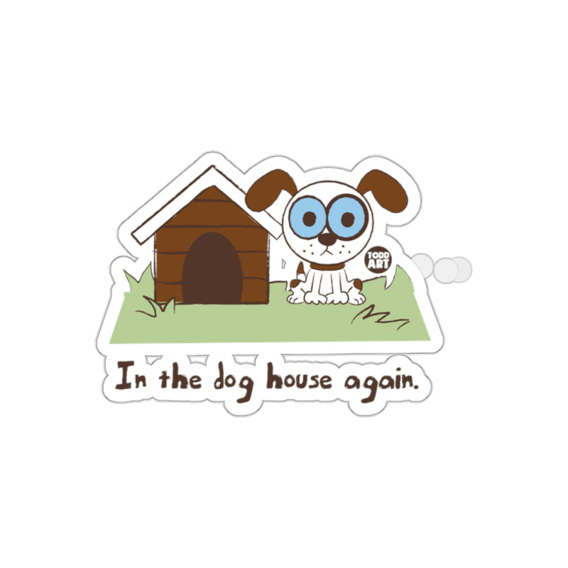 Load image into Gallery viewer, Adorable Dog House Again Cartoon Sticker
