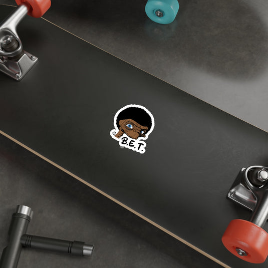BET The Extra Terrestrial With An Afro Style sticker