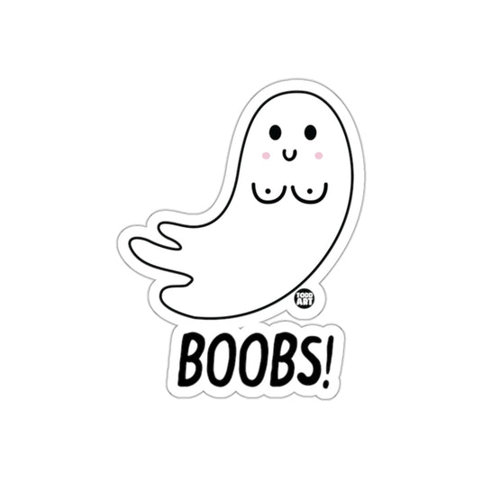 Cute Ghost Boobs Sticker Decal Halloween Fun