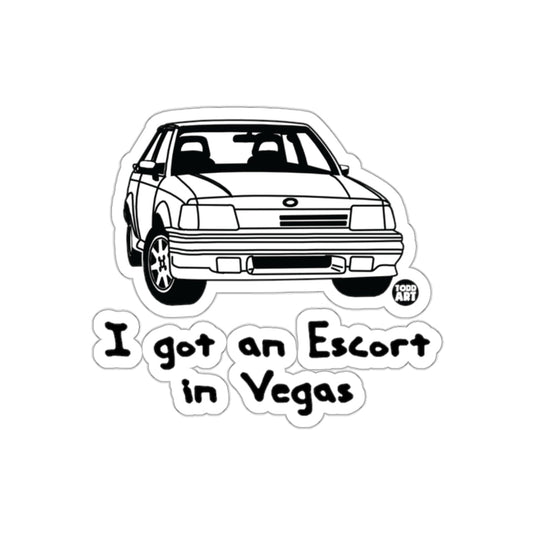 I got an Escort in Vegas Car Sticker Ï†úÌíà