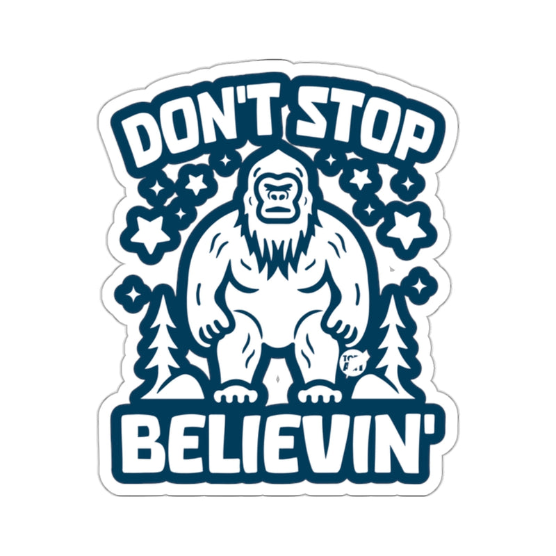 Load image into Gallery viewer, Don't Stop Believin' Gorilla Sticker Decal
