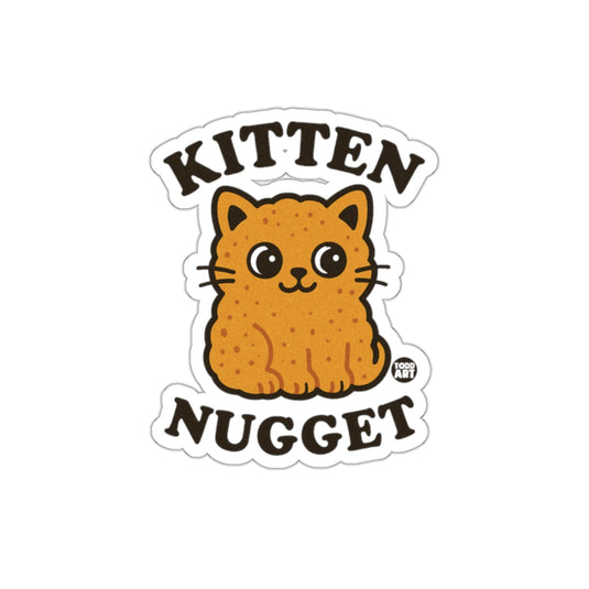 Cute Kitten Nugget Illustration Sticker Product