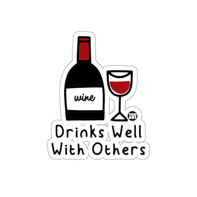 Load image into Gallery viewer, Drinks Well With Others Sticker product

