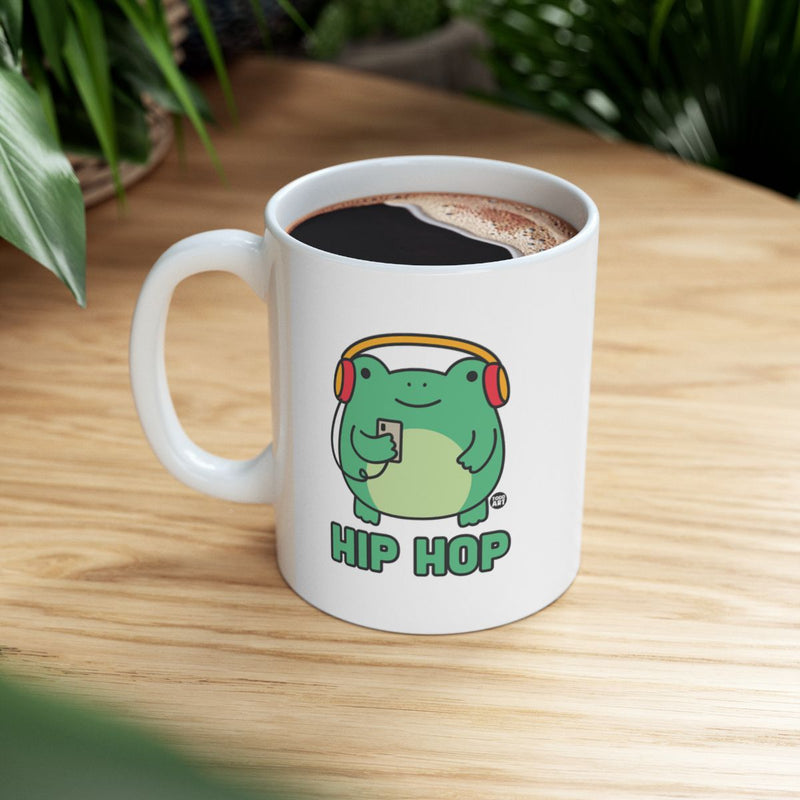 Load image into Gallery viewer, Cute Hip Hop Frog Design Print on Coffee Mug
