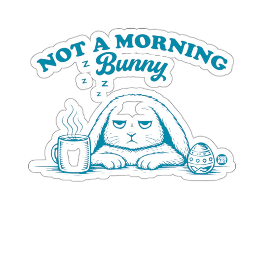 Not A Morning Bunny Grumpy ZZZ Coffee Easter Design 