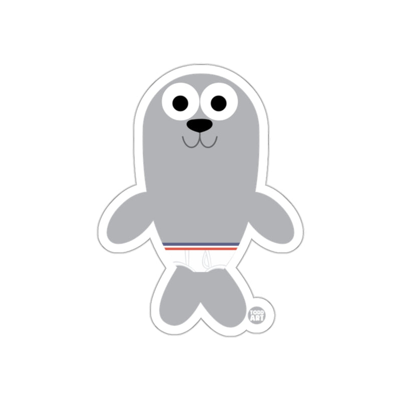 Load image into Gallery viewer, Cute Seal Cartoon Character Sticker for Kids Product
