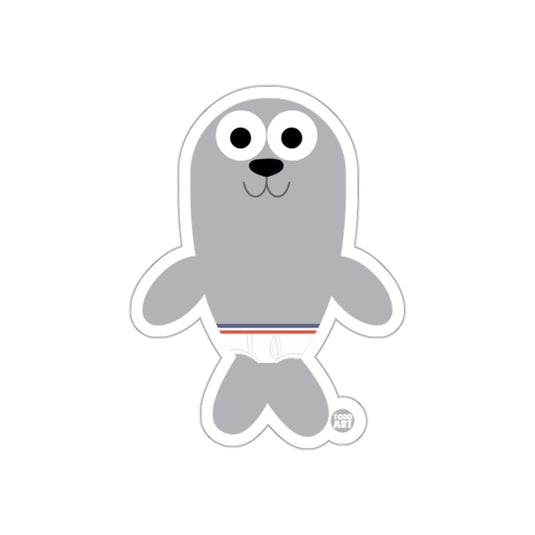 Cute Seal Cartoon Character Sticker for Kids Product