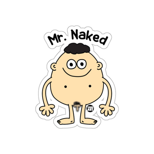 Mr. Naked Cartoon Character Sticker Funny Gift Decor