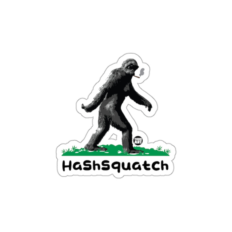 Load image into Gallery viewer, HashSquatch Coffee Lover Illustration Sticker
