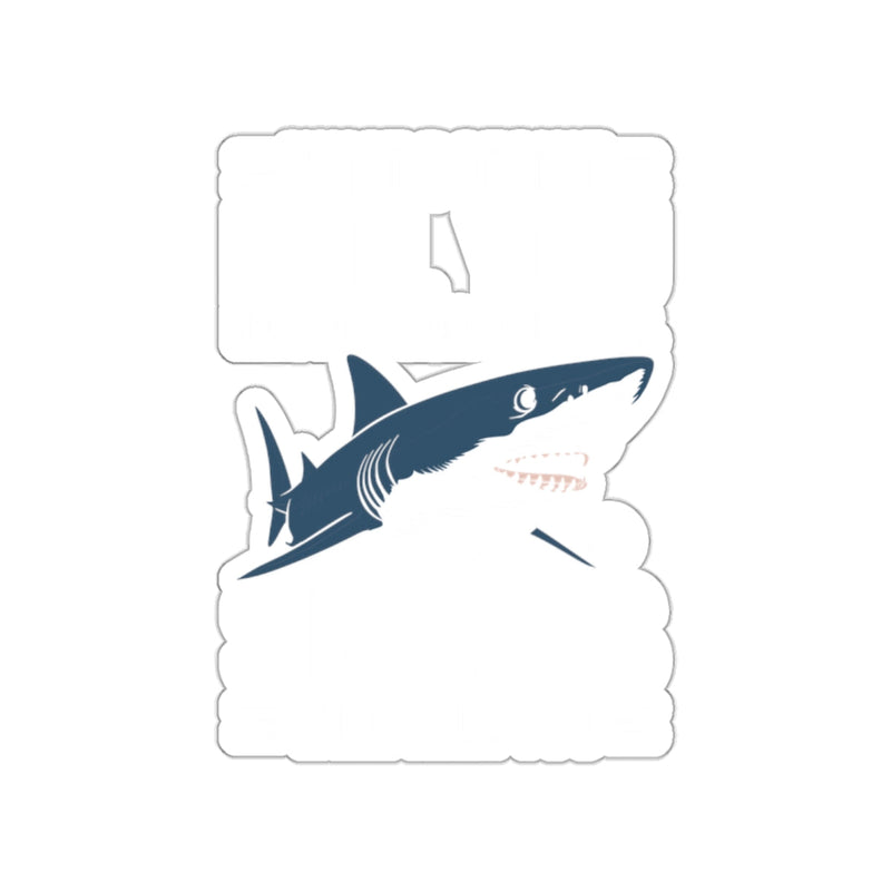 Load image into Gallery viewer, What Doesnt Kill You Except Sharks Funny Sharks sticker
